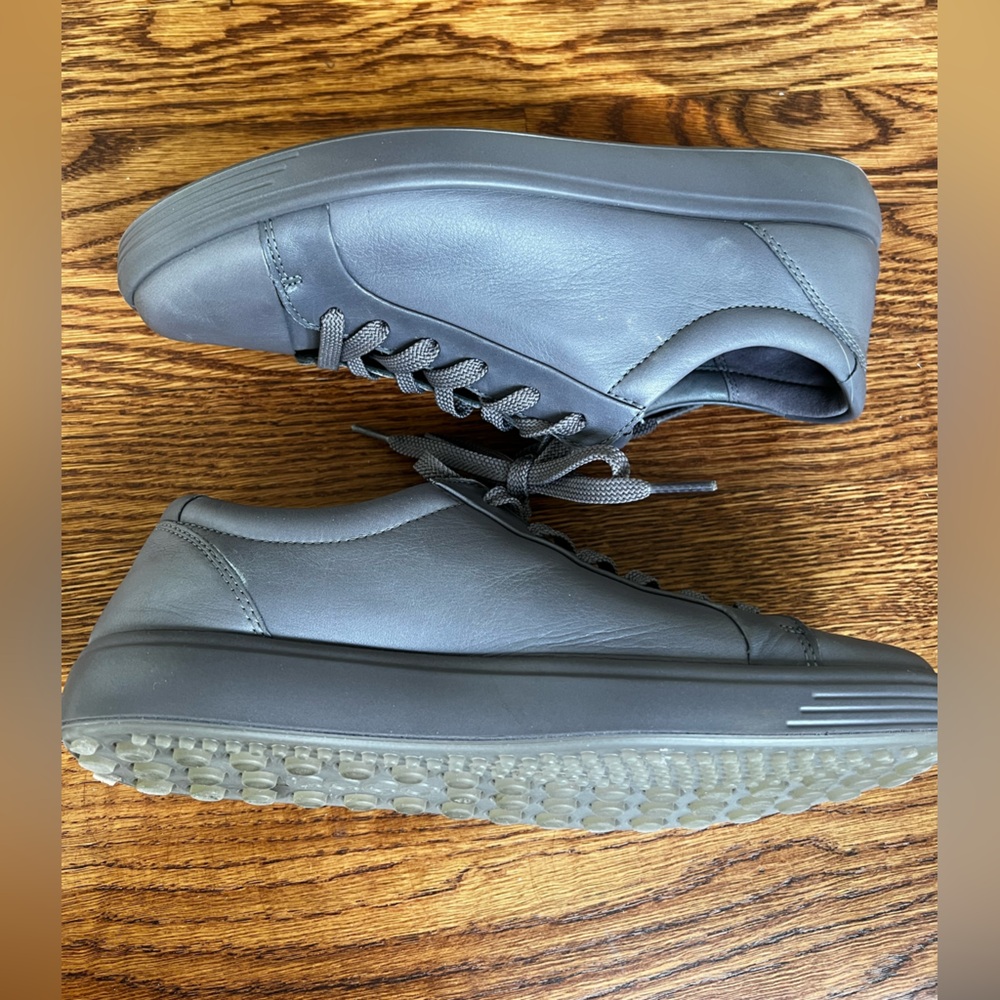 ECCO Soft Monochromatic 2.0 Sneaker Leather‎ Gravity Purple Shoes Casual 40 - Picture 11 of 14